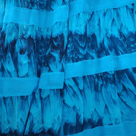 ๐ 2X HOST PICK ๐ Laundry by Shelli Segal Silk Full Boho Skirt - Picture 12 of 15